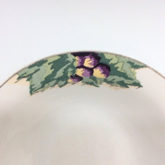 Vitromaster Fruit Tapestry Pattern 7 1/4' Soup or Cereal Bowl 1991 - Picture 4 of 7